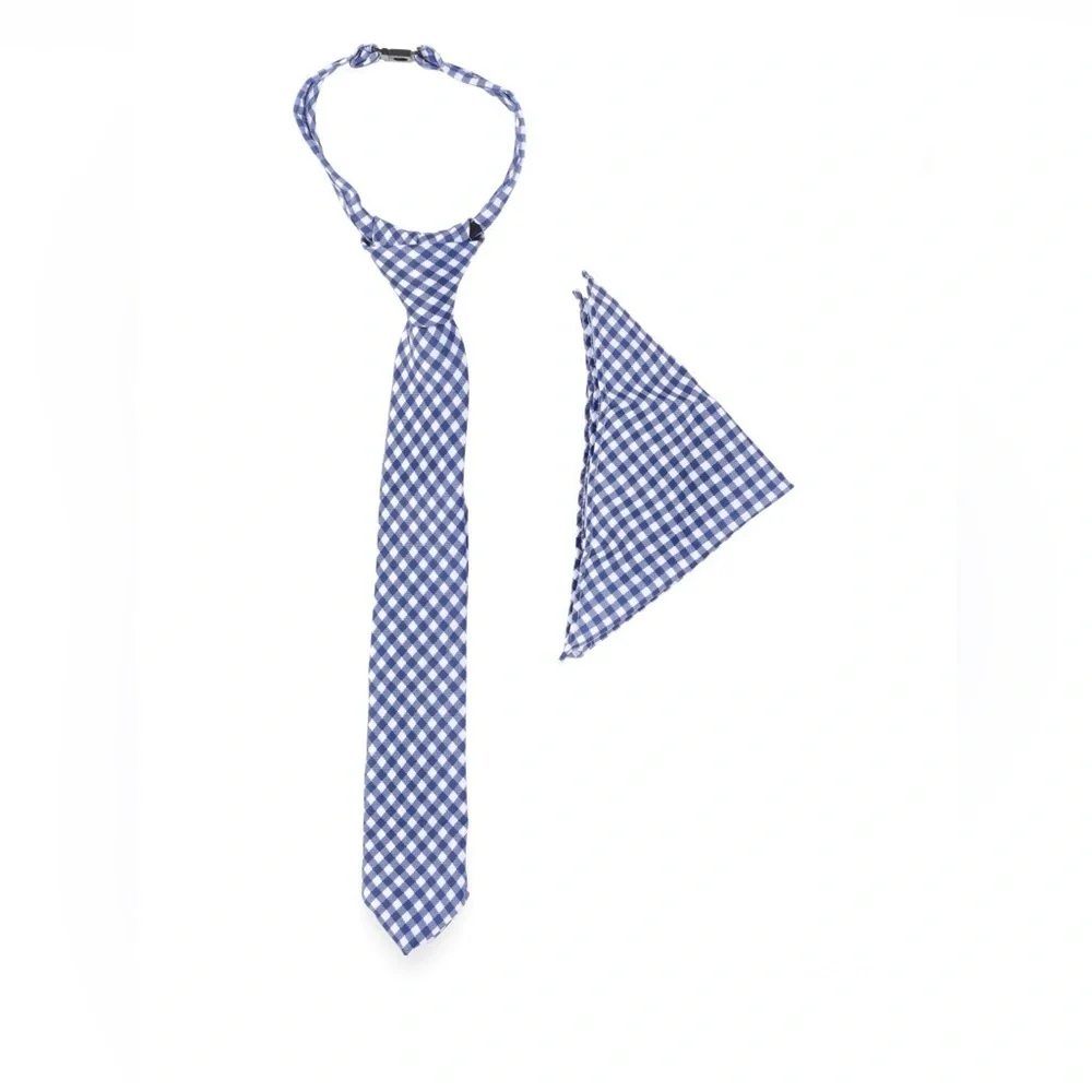 Boys Stretch Suspenders and Bow Tie Set, 2-Piece & Necktie and Pocket Square Set